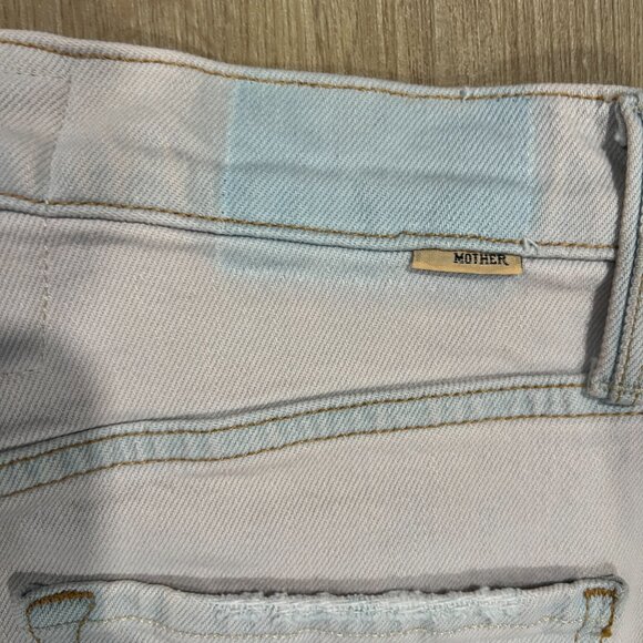 Mother Jeans The Tomcat Ankle Dunked In Trouble Light Pink Size 26 - Picture 12 of 12